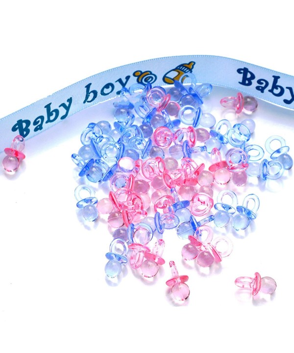 100pcs Acrylic Pacifier Shower Decorations