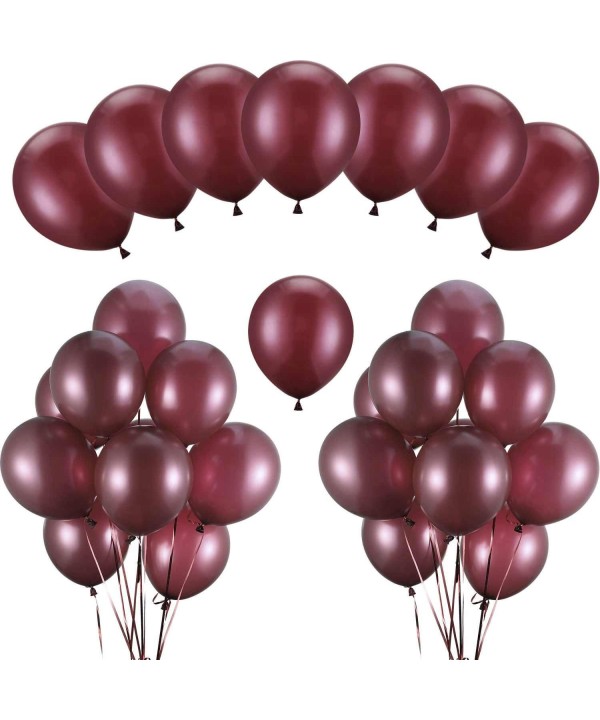 Hestya Burgundy Balloons Metallic Decoration